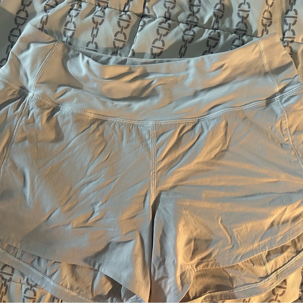 Lululemon Cream Athletic Shorts